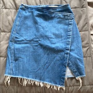 Madewell mini denim skirt